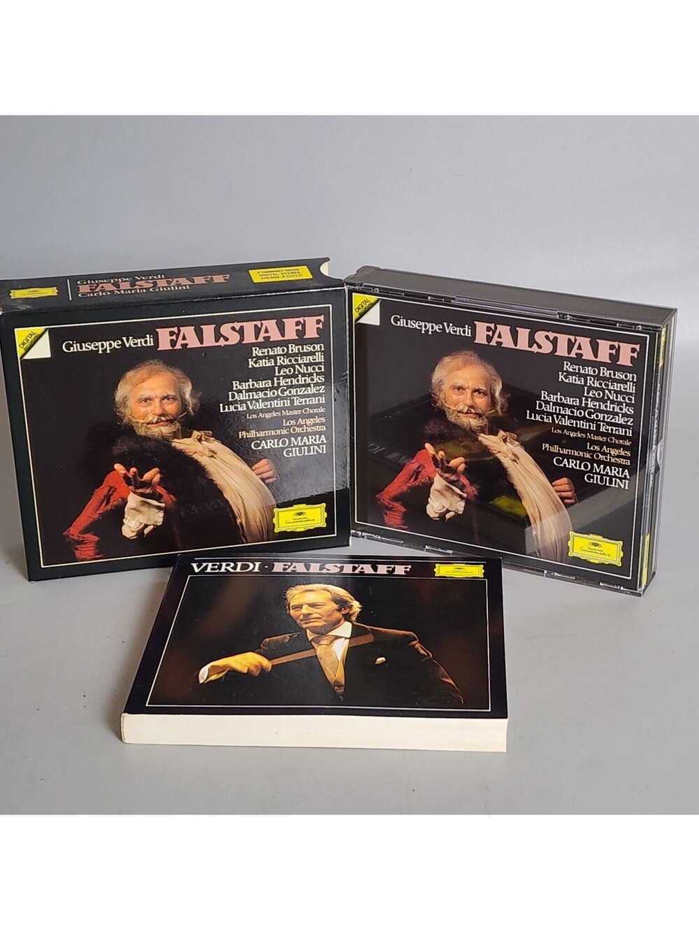 Giuseppe Verdi Falstaff 2CD Box Set Deutsche Grammophon Giulini 1982 Digital